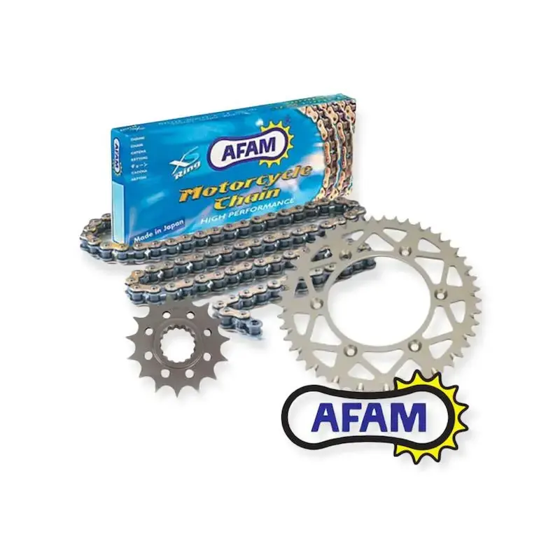 KIT CHAINE ACIER AFAM 14-38 YAMAHA YFM 250R Prix Choc
