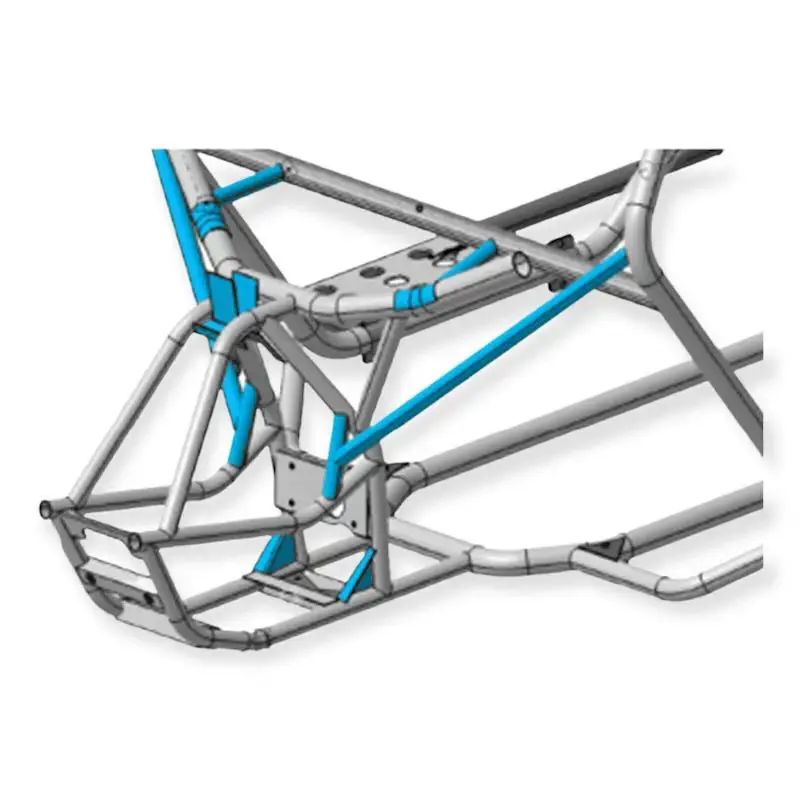KIT RENFORCEMENT CHASSIS AVANT YAMAHA YXZ 1000R ref:DRAKITRENFCHYXZ FRONT FRAME REINFORCE KIT Offre Exclusive