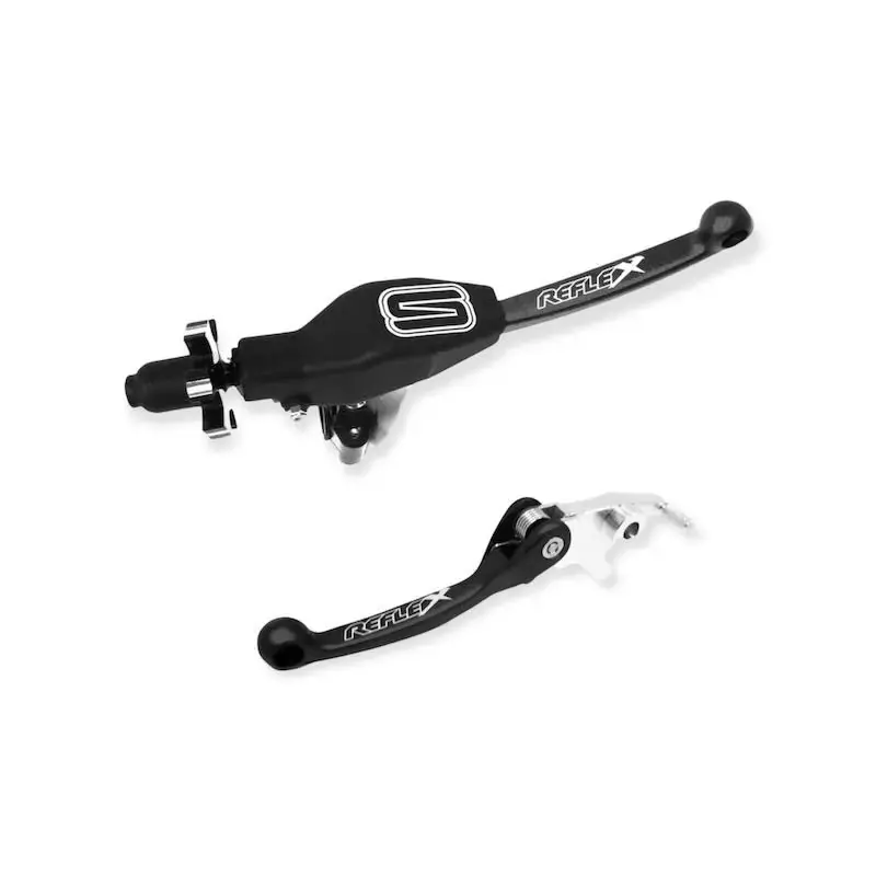 Dernière Chance KIT LEVIERS CONTREPLIABLES EMBRAYAGE ET FREIN STREAMLINE RFX YAMAHA YFZ450 / YFZ 450R / 250R / 700R APRES 2006 NOIR