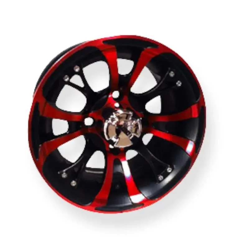 Dernière Chance JANTE DWT NITRO ROUGE 12X7 4+3 4X110 D5B