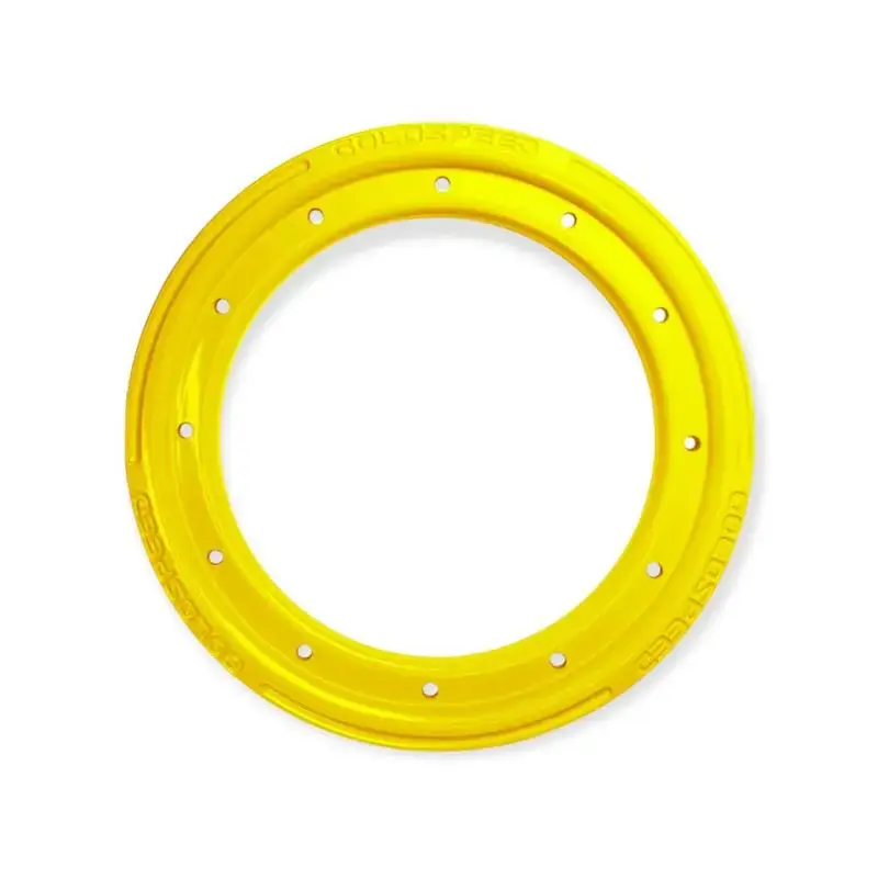 Must-Have GoldSpeed:PLATEAU DE BEAD LOCK 8&prime; JAUNE ALU ALUMINIUM YELLOW + BOLTS B10A B11A