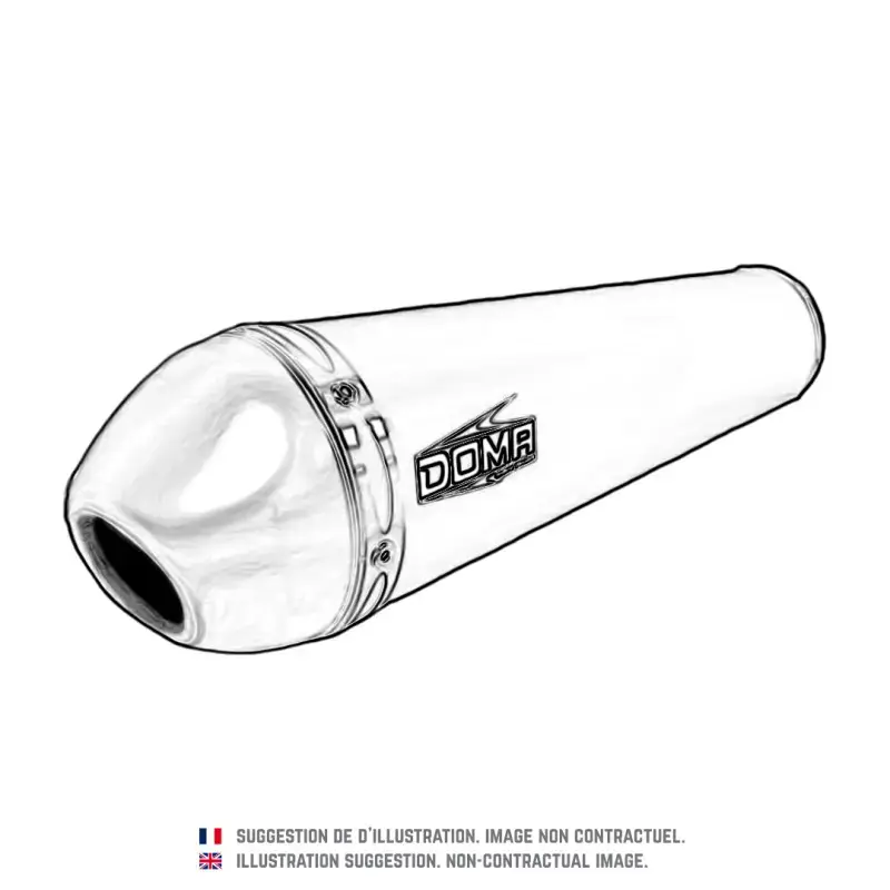 Silencieux 4 temps pour APOLLO 150 DAYTONA (2011) Mini Moto Aluminium Seulement Aujourd&rsquo;hui