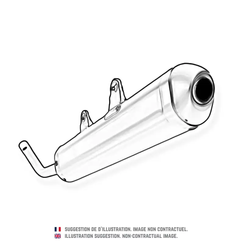 Produit De Marque Silencieux 2 temps pour KTM SX 380 (98-04)