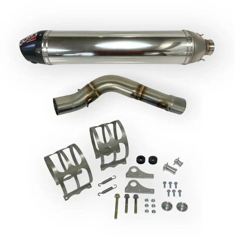Silencieux 4 temps pour YAMAHA YFZR 450 (09-26) Inox / Carbone Seulement Aujourd&rsquo;hui