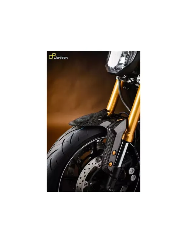 Garde boue avant LIGHTECH carbone brillant Yamaha Mt-09 Must-Have