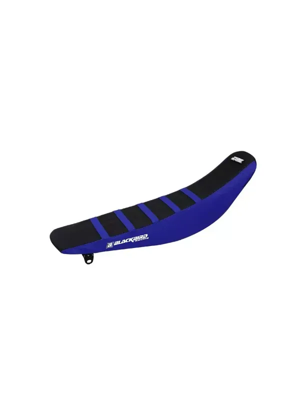 Bon Plan Housse de selle BLACKBIRD Zebra noire/bleu Yamaha YZ125/250