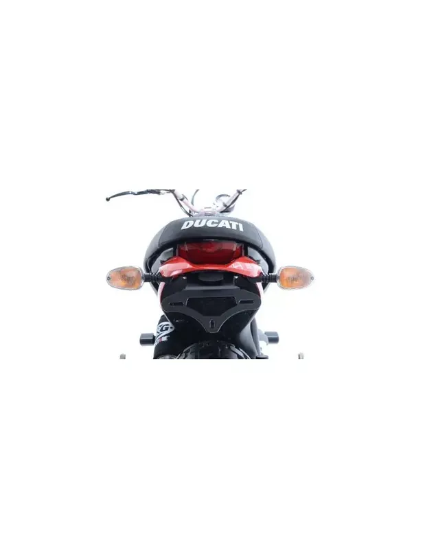 Haute Qualité Support de plaque noir R&G RACING Ducati Scrambler Icon