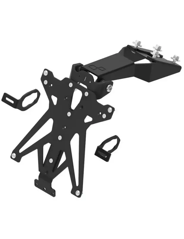 Dernière Chance Support de plaque LIGHTECH réglable noir Kawasaki Z650