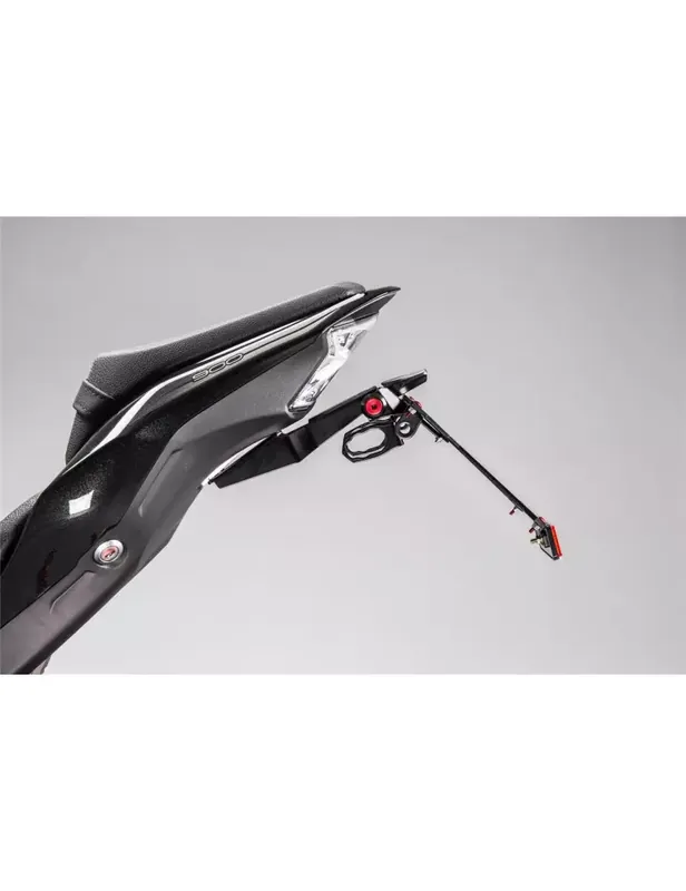 Support de plaque LIGHTECH noir Kawasaki Z900 Offre Spéciale