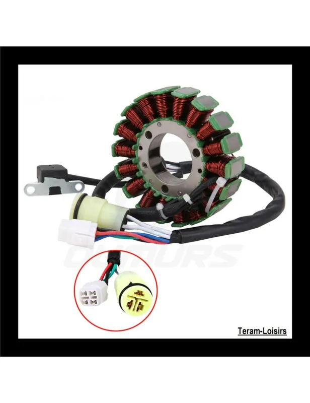 Achat Immédiat Stator Allumage Alternateur pour Yamaha YFM 400 F Grizzly Hunter de 2007 et 2008