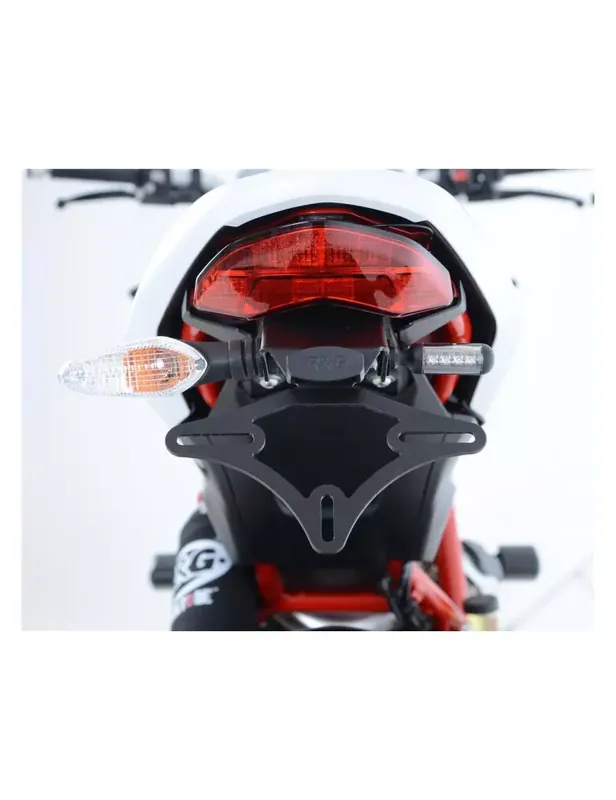 Support de plaque R&G RACING noir Ducati Monster 797 Promotion Saisonnière
