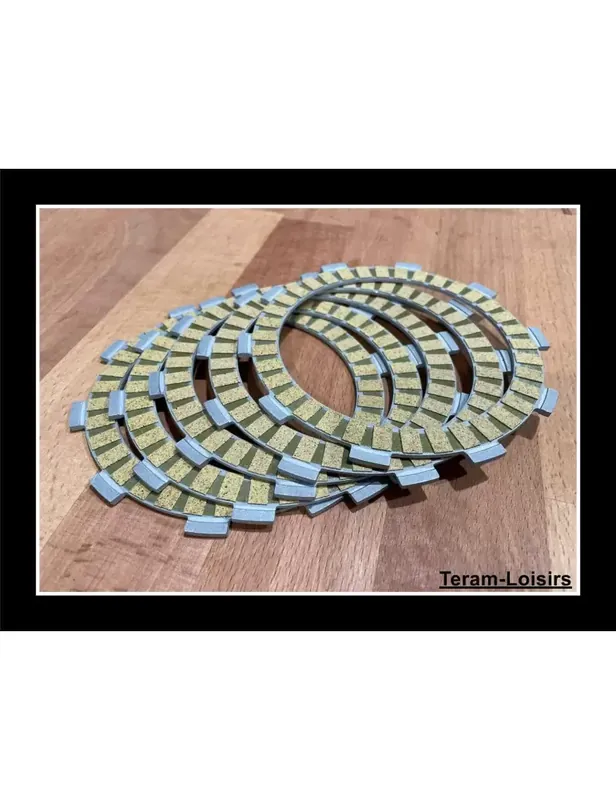 Kit Disques garnis Embrayage pour Yamaha YZ 125 C à partir de 1976 Bon Plan