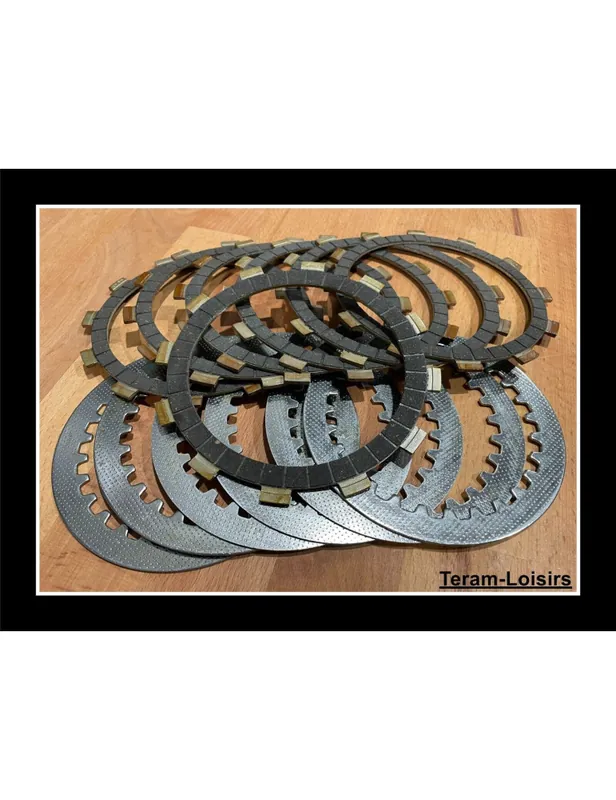 Kit Disques garnis + lisses Embrayage pour Yamaha YFM 350 X Warrior 1987 à 2004 Prix Promo