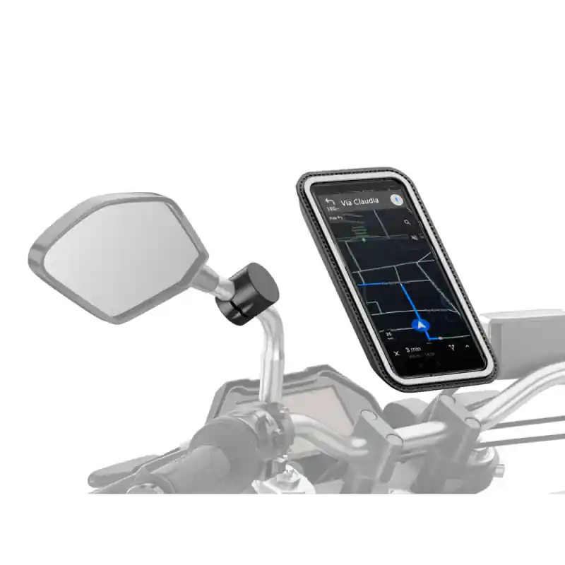 Support Smartphone Shapeheart Moto Pro Fixation Rétroviseur M Retour Gratuit