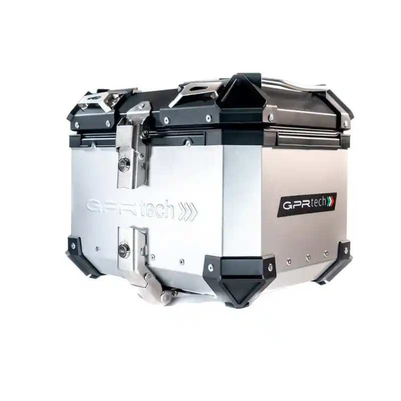 Retour Gratuit DESTOCKAGE !! Top Case Alu GPR Tech avec Platine Universel (26L)