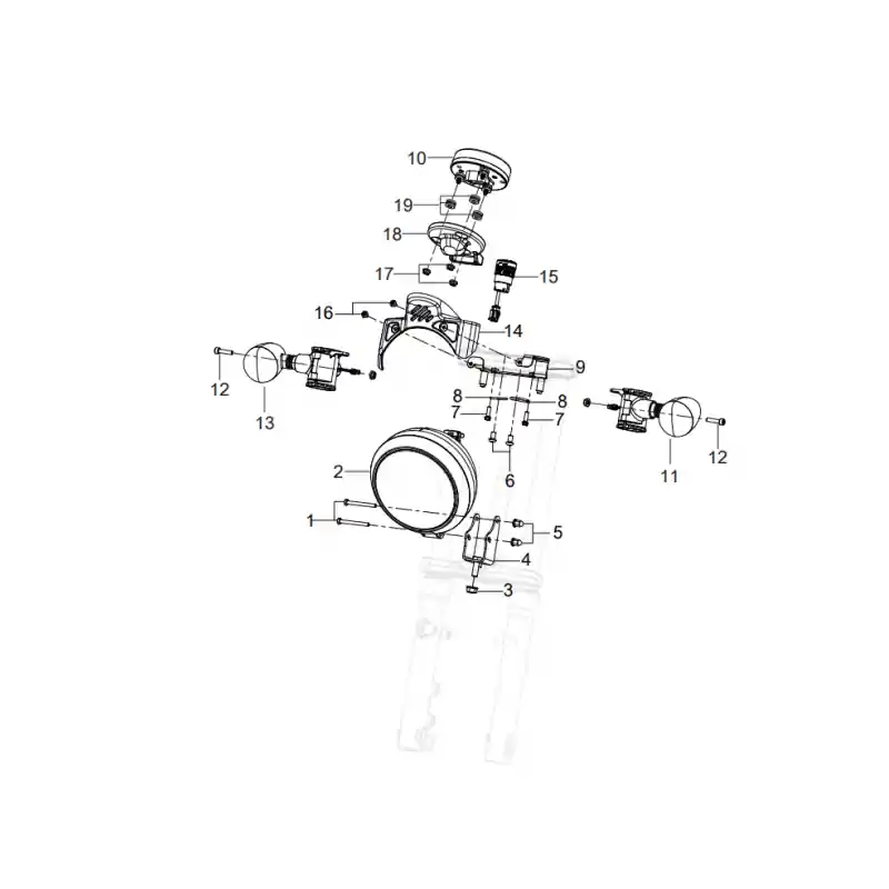 Vente Directe Phare / Compteur 3 – ECROU M10X1