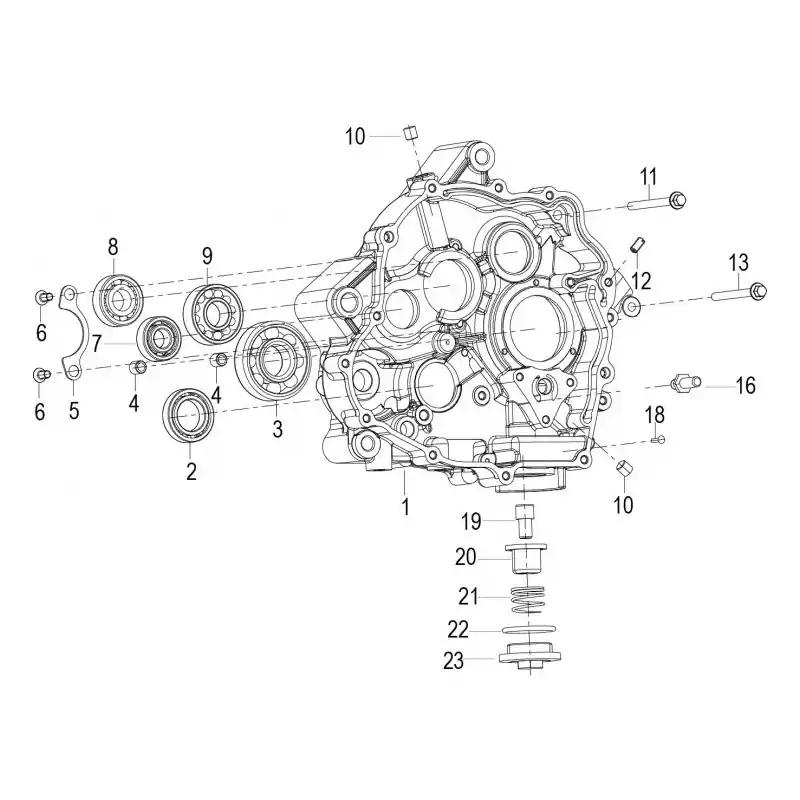 Achat Immédiat Carter Moteur Droit 1 – CARTER MOTEUR DRT SRV 125