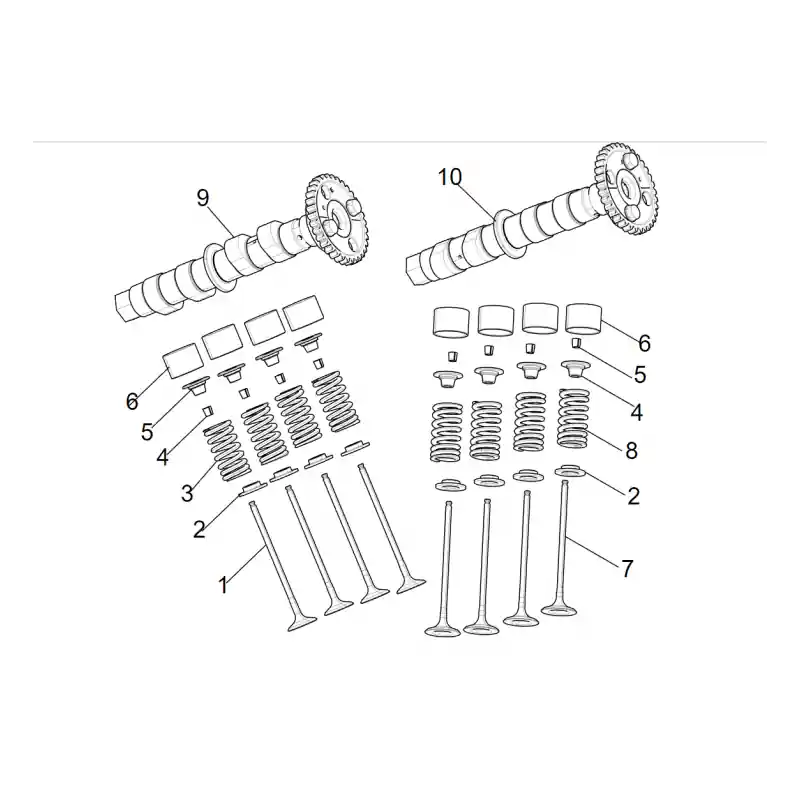 Arbre à Came / Soupapes 7 – VIS M6X16 QJ Super Prix
