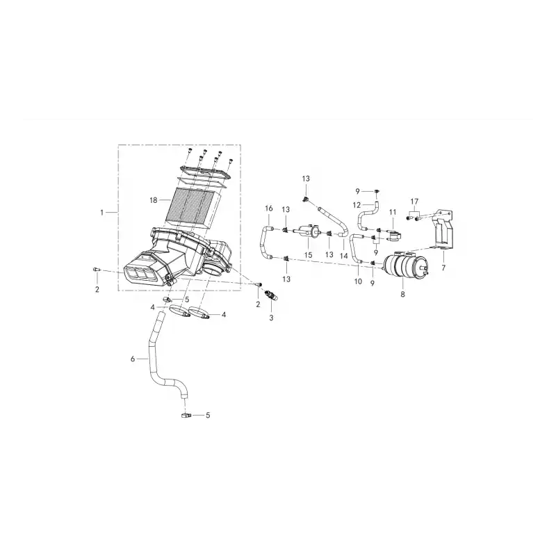 Boitier Filtre à Air 17 – VIS M6*12 Nouveauté