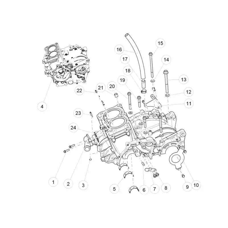 Carter Moteur Supérieur 1 – VIS M6X20 QJ Seulement Aujourd&rsquo;hui