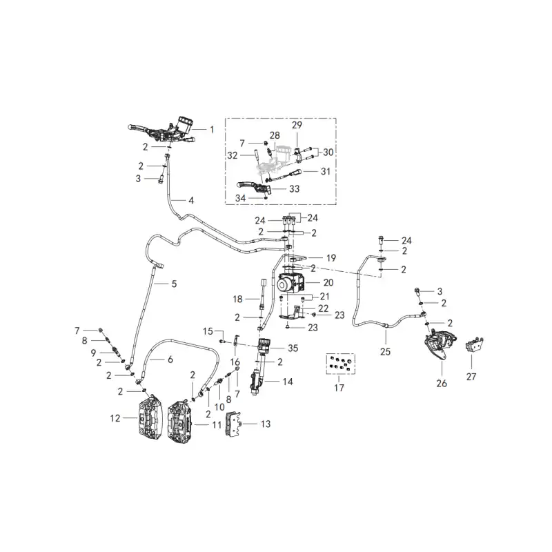 Solde Système de Frein 2 – RONDELLE JOINT QJ