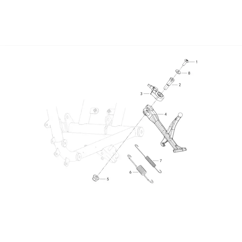 Béquille 1 – VIS M6X20 QJ Réduction