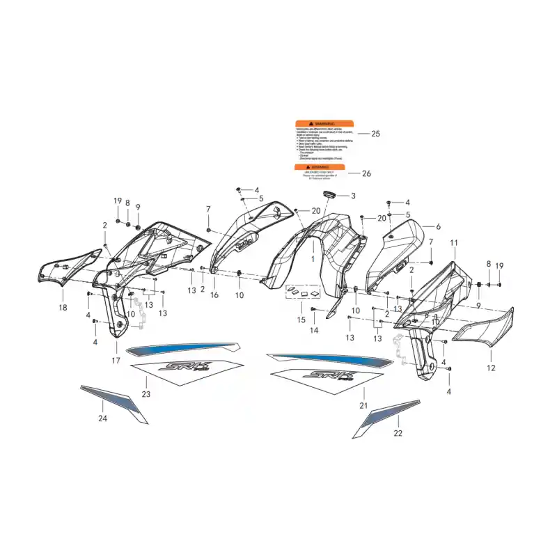 Achat Immédiat Cache Réservoir 2 – VIS M5X12 QJ