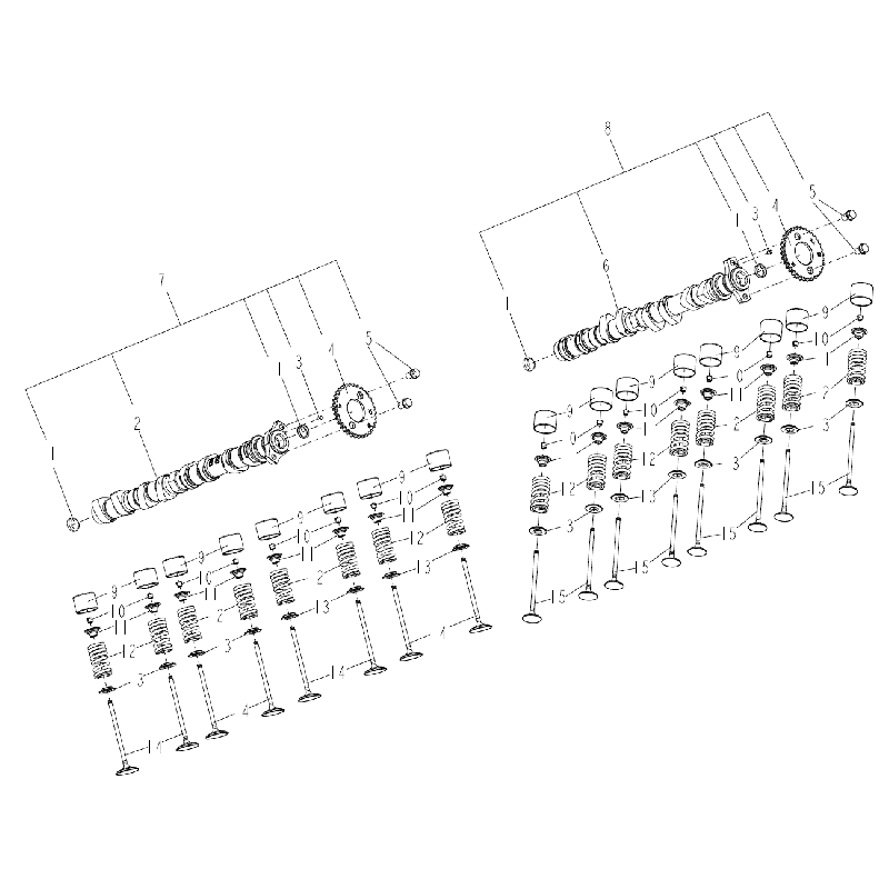 Arbre à Came / Soupapes 1 – BOUCHON AAC SRK 800 Must-Have