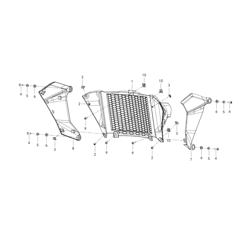Jusqu&rsquo;à Épuisement Des Stocks Cache Radiateur 4 – VIS M6X20 QJ