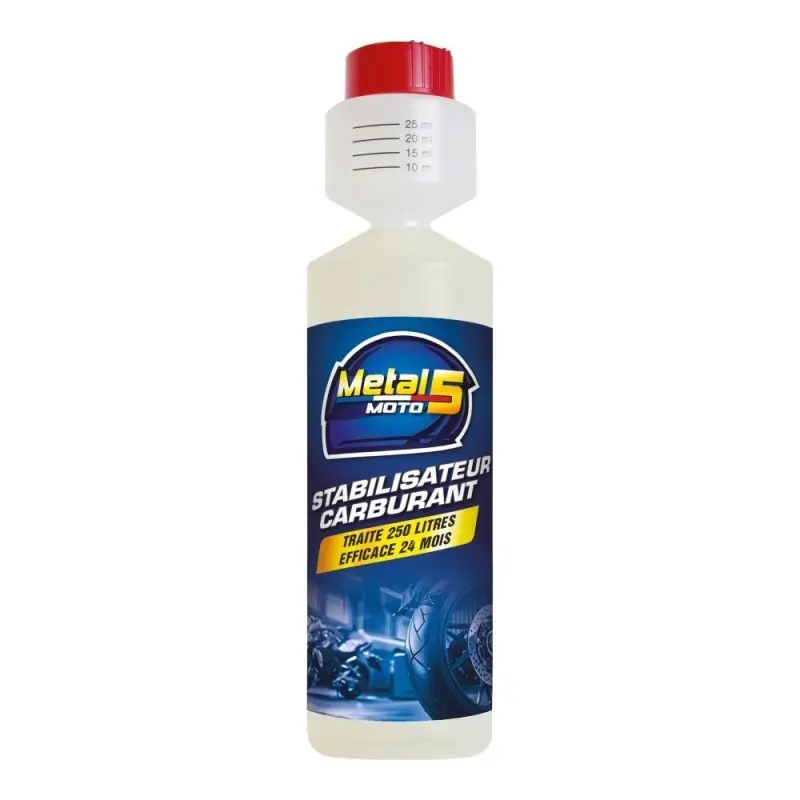 Stabilisateur Carburant Moto Metal 5 (250ml) Pas Cher