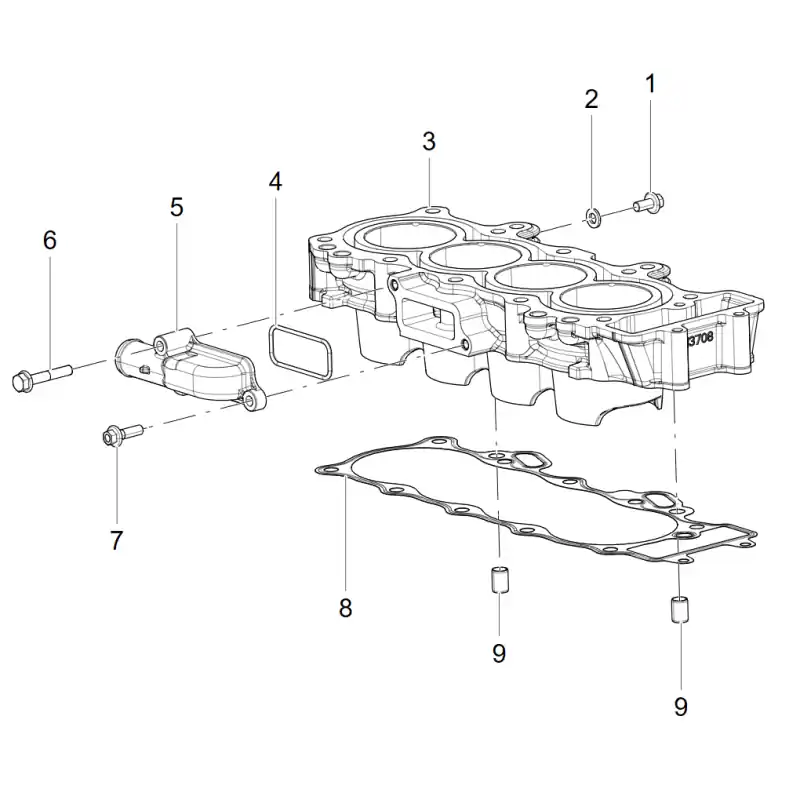Cylindre 6 – VIS M6X35 QJ Prix Réduit
