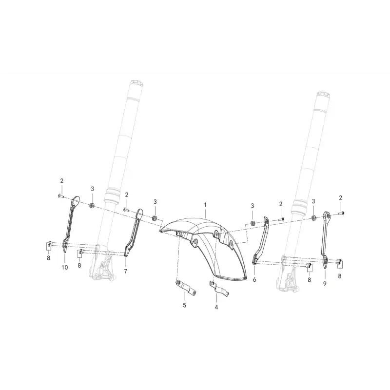 Garde Boue Avant 2 – VIS M6X20 QJ Commande En Gros