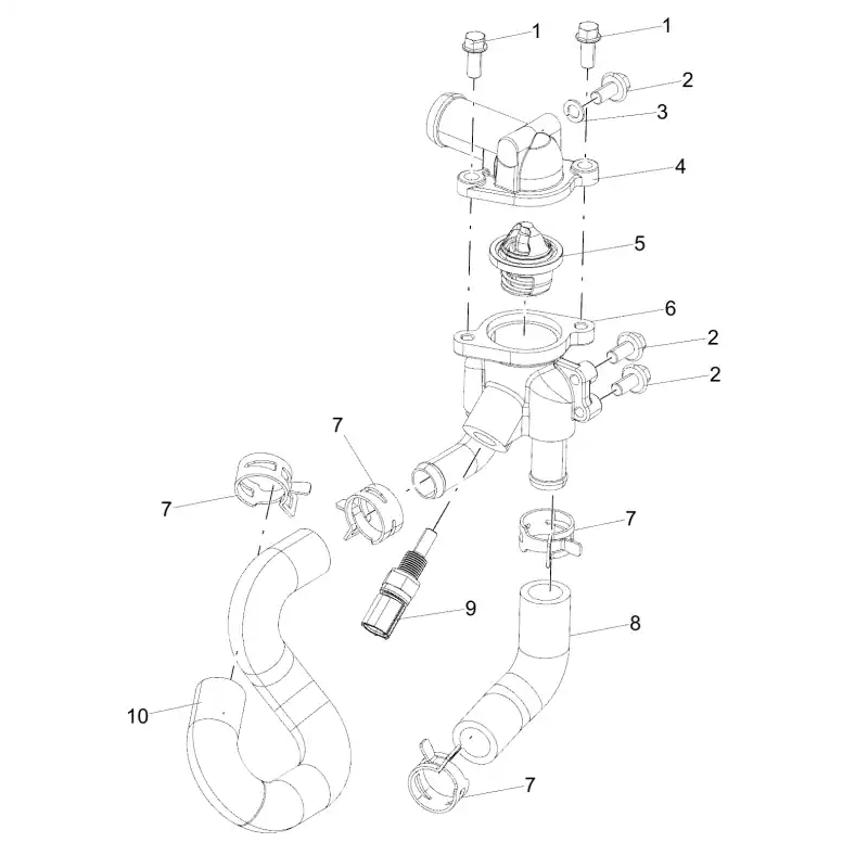 Thermostat 1 – VIS M6X14 QJ Retour Gratuit