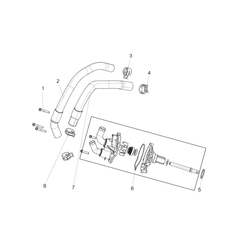 Pompe à Eau 1 – VIS M6X35 QJ Certifié