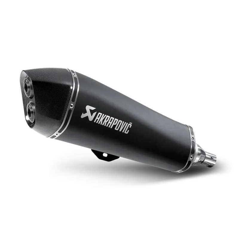 Pot d&rsquo;échappement Akrapovic black MP3 400 500 Nexus X10 Xevo X9 Beverly Fuoco Satelis Geopolis Atlantic Pas Cher