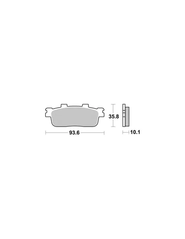 Paiement Sécurisé Plaquettes de frein ARRIERE Ferodo Kymco Dink Street / Downtown / Super Dink 125 17-24