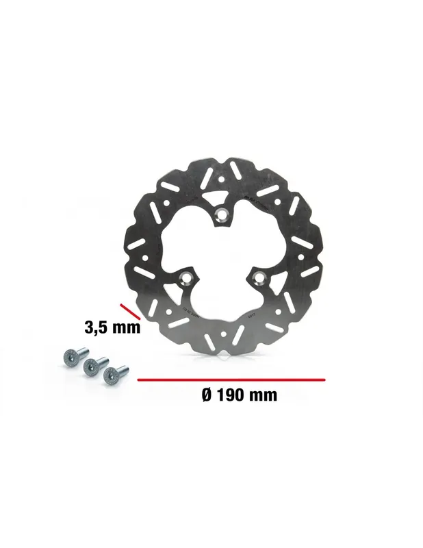 Usine Directe Disque de frein Malossi Wave AVANT Piaggio Typhoon 125 2t 95-97 Typhoon X 125 2t 98-00