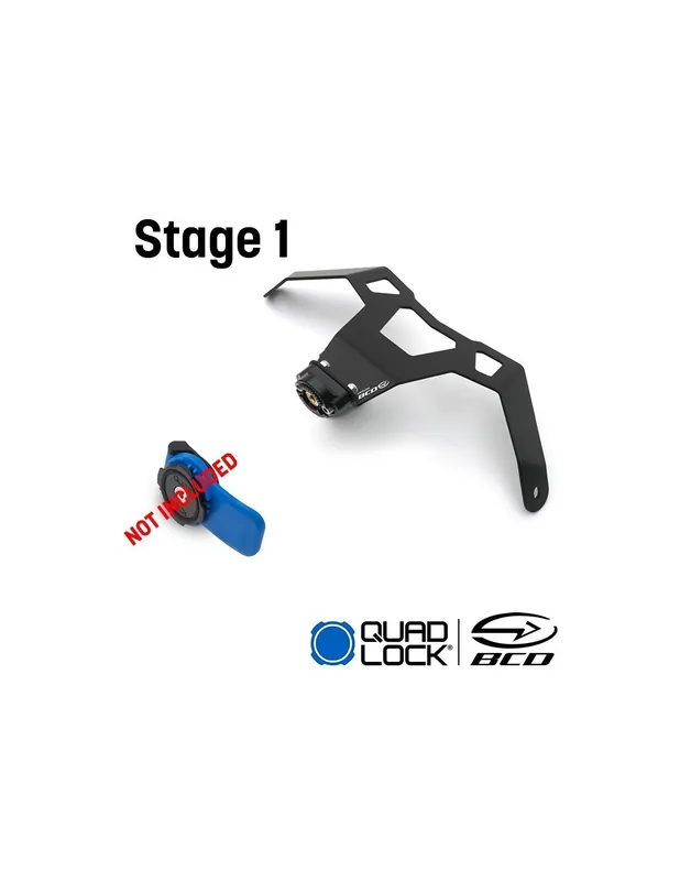 Support Quadlock BCD Xmax 125 Xmax 300 euro-5 23-24 (Version STAGE 1) Produit De Marque