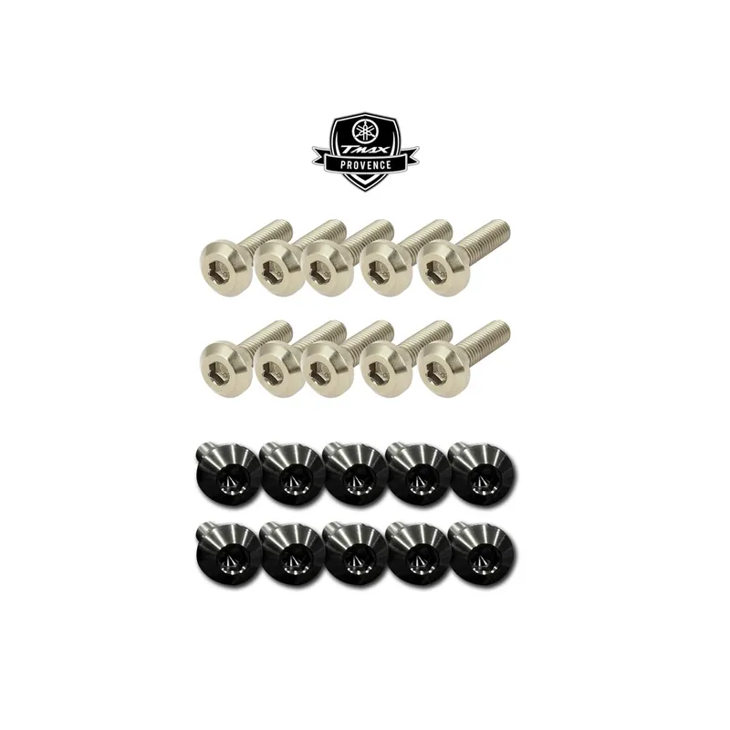 Offre Du Jour Kit vis disque de frein Avant Titane TMAX