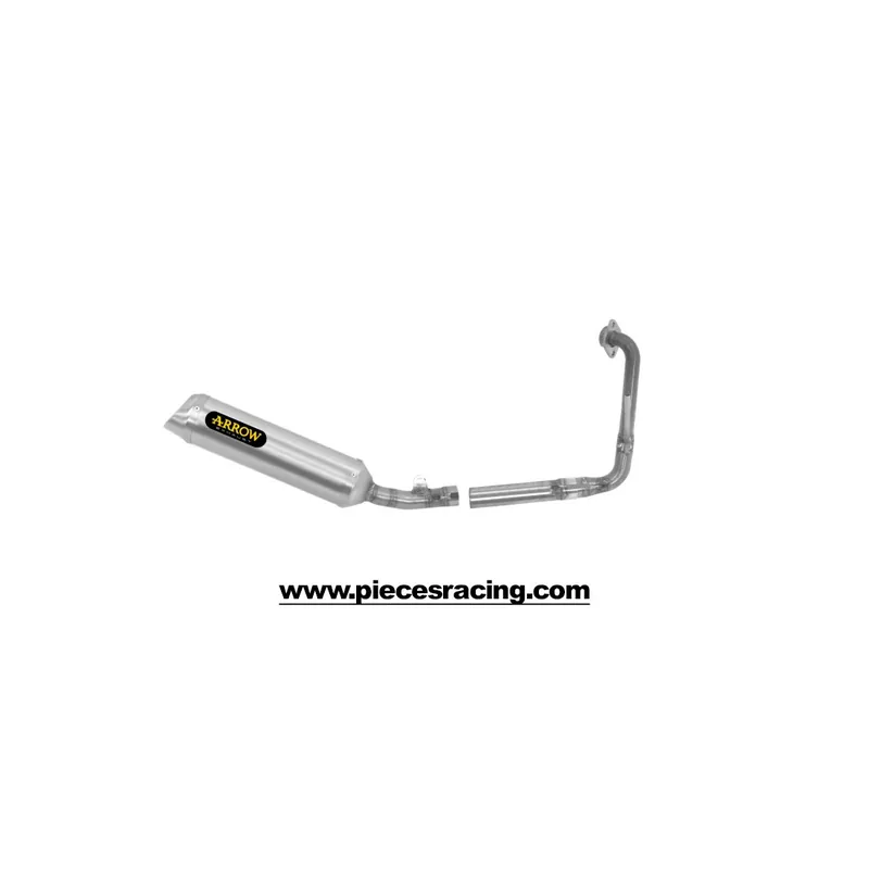 Pot Arrow Alu ligne complète Yamaha YZF-R 125 08-13 (embout inox) Dernier Modèle