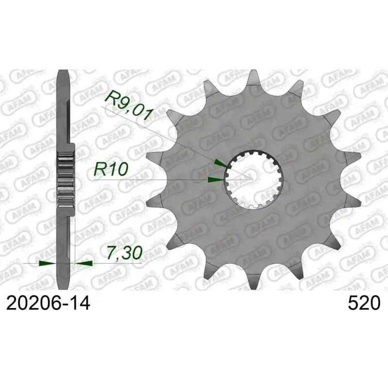 Achetez Aujourd&rsquo;hui Pignon 14 dents pour chaine 520