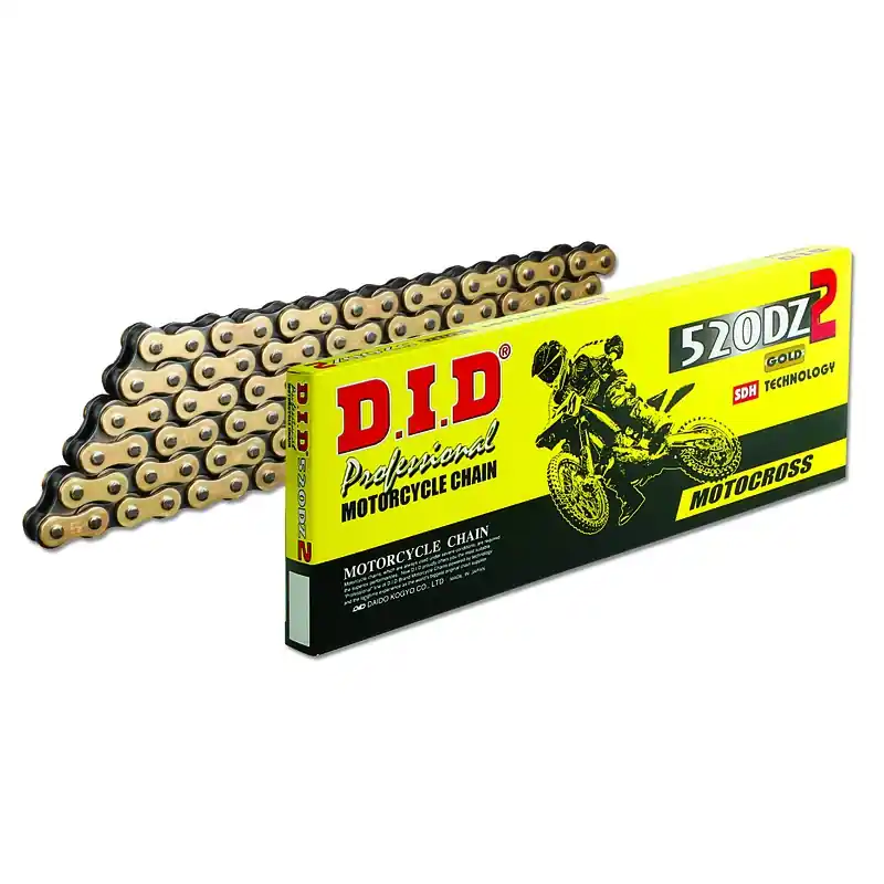 Seulement Aujourd&rsquo;hui Chaine DID 520DZ2 MX Racing Pas de 520 – Couleur Or