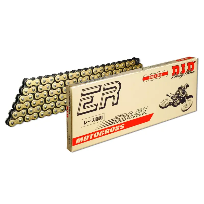 Chaine DID 520MX Motocross Ultra Renforcée Pas de 520 – Couleur Or Bon Plan