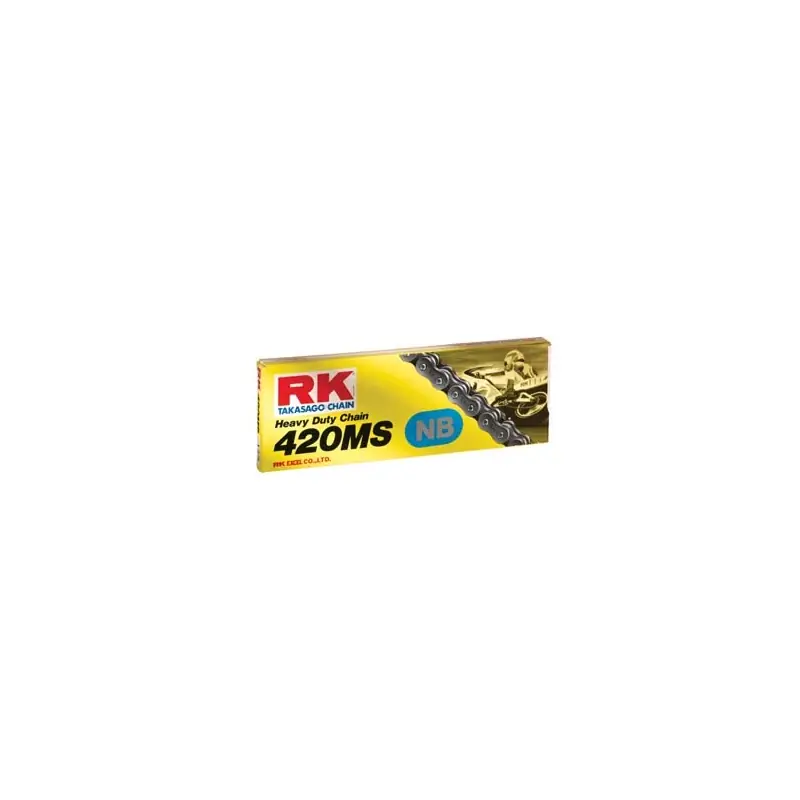 Certifié Chaine RK NB420MS Hyper Renforcée Pas de 420 – Couleur Bleue