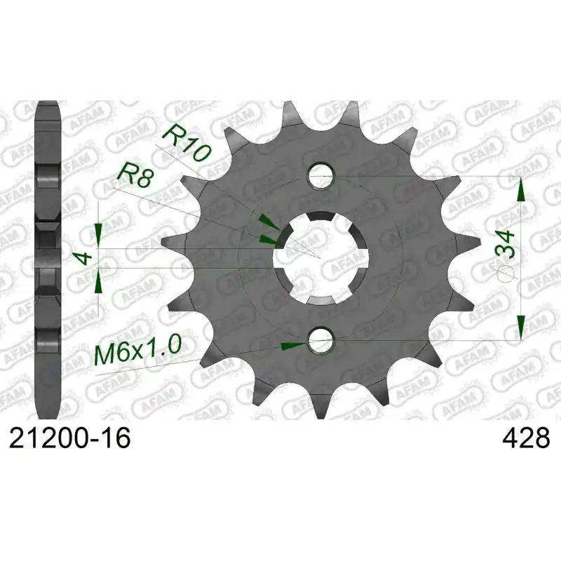 DID KIT CHAINE ACIER YAMAHA DT 125 LC-3 1985-1988 Commande En Gros