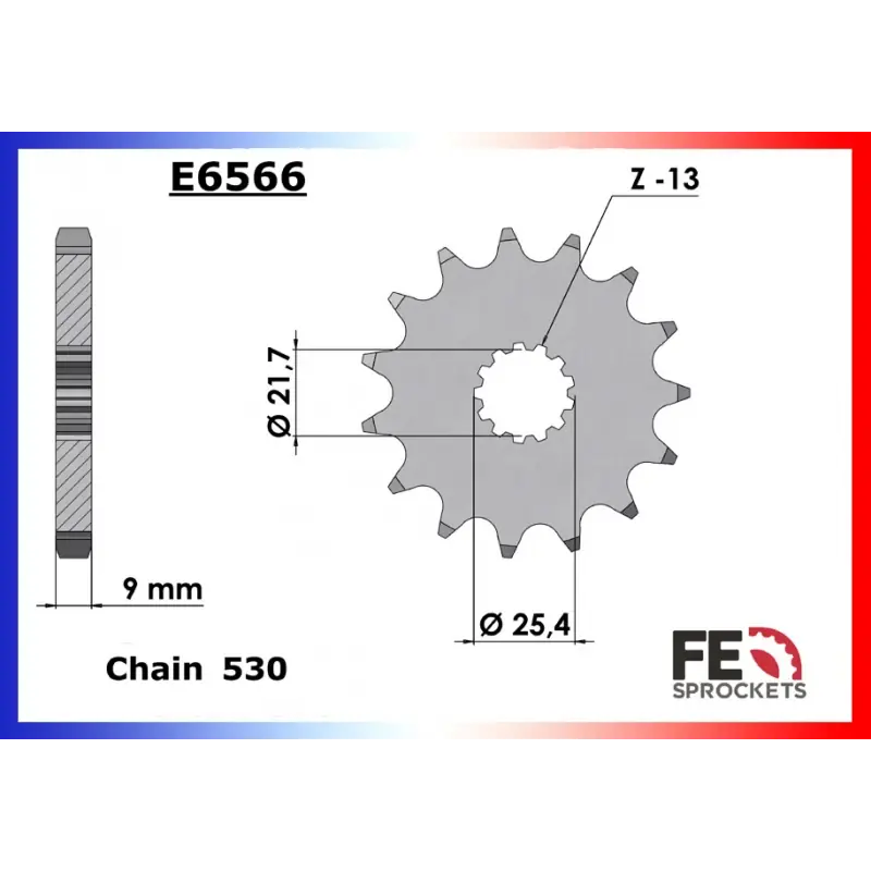 Vente Directe Pignon 12 dents pour chaine 530 – France Equipement 8851.E566.12