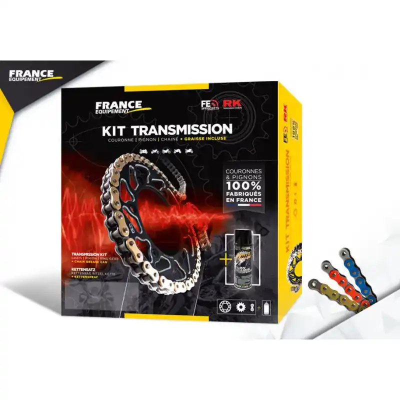 KIT ACIER KTM 85 SX 2018/21 Pts Roues 13X46 RK428MXZ Prix Réduit