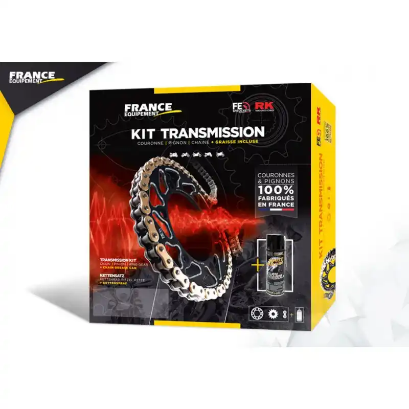 Pas Cher KIT ACIER YAMAHA WR 250 1997 13X48 RK520FEZO (4XK)