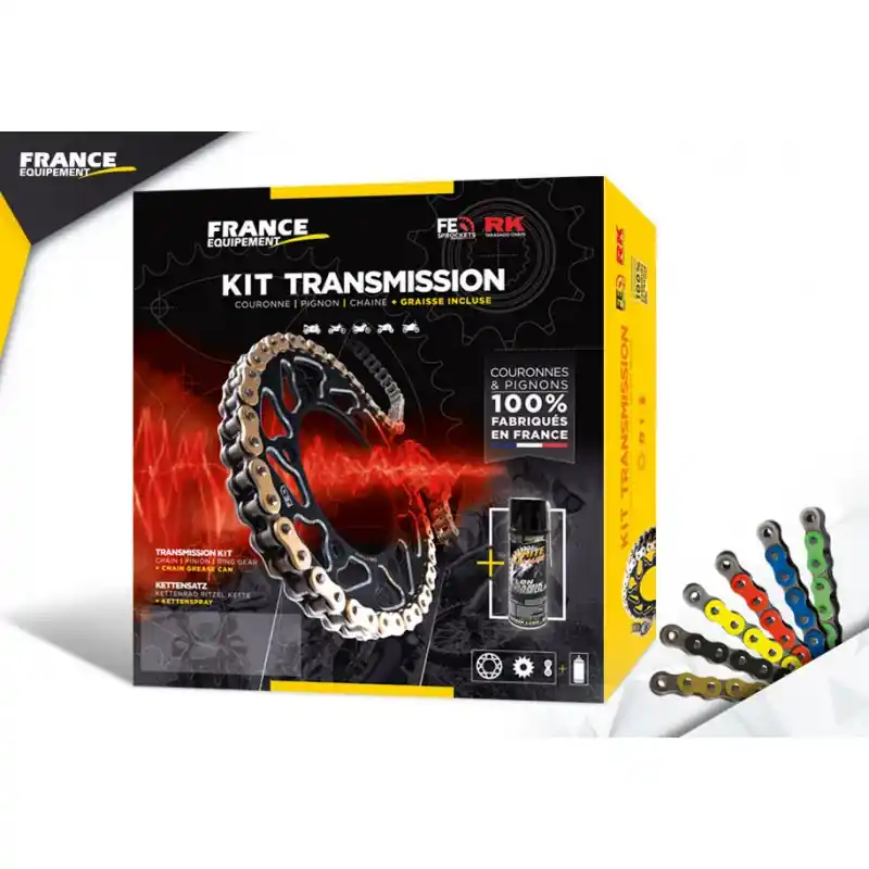 Soldes KIT ACIER SUZUKI GSF 1250 BANDIT Abs 2010/16 18X43 RK530GXW