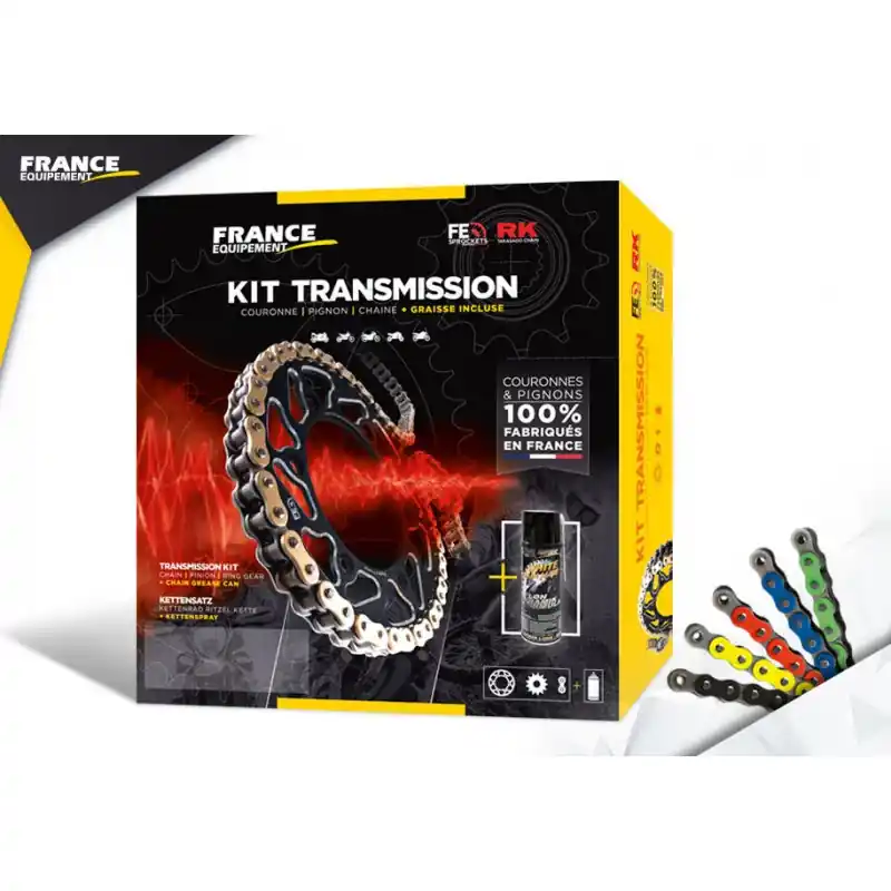 Super Prix KIT ACIER KAWASAKI KLZ 1000 VERSYS 2012/20 15X43 RK525RO